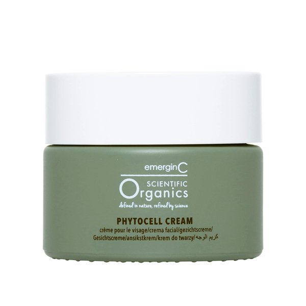 emerginC Scientific Organics Phytocell Anti-Aging Cream - Facial Moisturizer with Plant Stem Cells for Radiant Complexion and Skin Protection (1.7 oz, 50 ml)