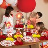 9 Pcs Firetruck Birthday Decorations Fire Hydrant Centerpiece Firefighter Birthday Party Decorations Fire Truck Party Favors Fire Truck Birthday Party Supplies