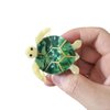 Small Sea Turtle Hair Clips,Cellulose Acetate Hair Clips,Small Claw Clips for Girl,Hair Accessories,Green