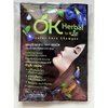 (1 Pack) Hair color change with herbs Brand OK HERBAL Color Care Shampoo Dark Brown 30ml