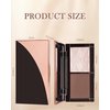 Face Bronzer Contour Blush Powder Palette-2 in 1 Cruelty-Free Buildable Facial Cheek Shimmer Blusher Contour Bronzing Pressed Powder,Blendable Makeup Palette,Thanksgiving Gift Set for Women-02
