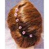 12 Piece Flower Bobby Pin Set. Flower Hair Clips Plumeria Flower Hair Accessories For Women and Girls