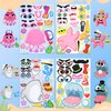 JOYIN 36 Pcs 9"x6" Sea Animals Make a face Stickers for Kids, Make Your Own Sea Animals Sticker Sheets, Party Favors Kids Crafts, Goodie Bags Stuffers for Kids, Classroom Rewards