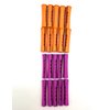DONNA Cold Wave Rods ORCHID 3.25" 10PCS, ORANGE 3.25" 10PCS, Rollers Foam Hair Rollers Hair Curlers Hair Clips for Hairdressing Styling Heatless Hair Curler