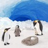 WONWONTOYS 4PCS Penguin Lifecycle Antarctica Penguin Figurines Toy Playset Arctic Penguins Early Educational Toys Cake Decoration Christmas Birthday Party Supplies Decor