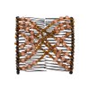 Ruihfas Stretchable Easy Combs Women Girls Hair Combs Double Hair Clips DIY Hair Styling Comb, Pack of 4
