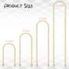 4 Pieces Different Sizes Iron Replacement Flat Chains Iron, Metal Chain Strap for DIY Purse Handbag Shoulder Crossbody Bag Clutch by RAPUDA(15.4 Inch, 23.6 Inch, 31. 4 Inch, 47.2 Inch) Gold