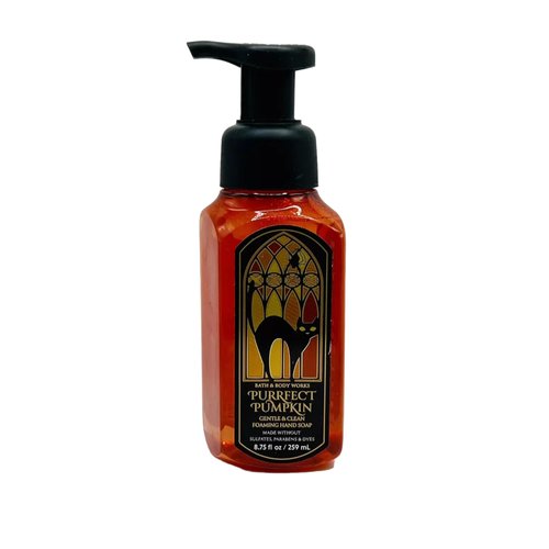 Bath and Body Works Gentle Foaming Hand Soap 8.75 Ounce 1-Pack (Purrfect Pumpkin)