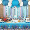 4 Pack Under The Sea Tablecloths Ocean Waves Underwater Table Cover Ocean Animals Table Cloth Ocean Sea Life Tablecloth Ocean Animal Table Cover Summer Beach Pool Birthday Party Supplies 51 x 86 IN
