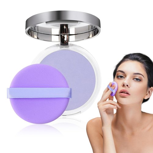 Lavender Matte Powder, Lavender Matte Powder Oil Control, Creates Soft, for Silky Blurring Oil Control Long-Lasting Makeup。dfghjkl