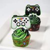 Video Game Controllers Cupcake Toppers 48 Pcs Gaming Themed and Food Decorations for Kids Gamepad Birthday Party Supplies Favors