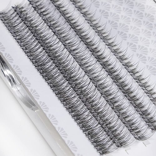 Fairy Fish Tail+Spike Lash Extensions Mixed Tray 0.07mm Thickness Single Thick Premade Spikes Individual Eyelash Extensions Fishtail Design 8-12mm Mix Length (Fishtail)