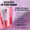 3 Colors Peel Off Matte Lip Tint，Lip Tattoo Peel Off，Natural Peel Off Lip Stain Lip Liner, Long-Lasting Waterproof & Transfer Proof Nude Lip Gloss，Lip Makeup Gift For Women (#01#02#03)