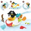Yookidoo Jet Duck Pirate Bath Toy with Powered Water Cannon Shooter - Sensory Development & Bath Time Fun for Kids - Ages 2+