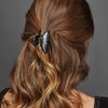 6 Pieces Tortoise Shell Hair Claw Clip for Women 2 Inch Hair Clip Tortoise Hair Medium Banana Claw Clips for Hair French Resin Clamp for Woman, Assorted Design