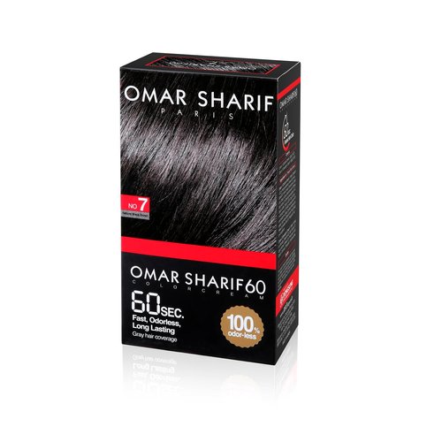 Omar Sharif 60secs color cream #7 black brown