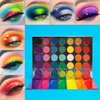 Afflano Rainbow Eyeshadow Palette Matte Shimmer Pressed Glitter, Pigmented Colorful Eye Shadow Pallets, Pink Red Orange Yellow Green Blue Purple 35 Color, Bright Prime Makeup Palette
