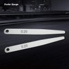 5pcs Feeler Gauge 0.2 Thickness Feeler Gauge Metric Filler Thickness Gage Measurement Tool(0.2)