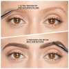 5 Pcs Waterproof Dual-Sided Fine Tip Brow Pencils Pack,Ultra-Fine Mechanical Pencil,Draws Tiny Brow Hairs, Defines, Fills Brows, Shapes, Contours, Combs, (Pack of 5)-Tea