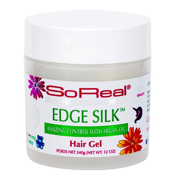 So Real Angelina Edge Silk Hair Gel 12Oz (Pack of 1)