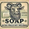 Grace Harbor Old Goat Soap – Premium Goat Milk Bar Soap with MSM for Aging Skin – All Natural Small Batch – For Seniors Only – Six Pack with Sisal Soap Saver Bag (Variety 6 Pack)