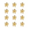 YISSION Hair Accessories: 12PCS Cute Mini Gold Metal Flower Clips for Thin and Thick Hair - Barrettes and Claws for Women and Girls