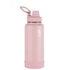 Takeya Actives 32 oz Vacuum Insulated Stainless Steel Water Bottle with Spout Lid, Premium Quality, Blush