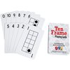 LEARNING ADVANTAGE Ten Frame Playing Cards - Set of 44 - Learn and Recognize Numbers 1-10 - Practice Subitizing - Early Math Resource