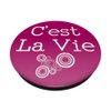 C'est La Vie Pop Phone Grip for Smartphones & Tablets PopSockets Grip and Stand for Phones and Tablets