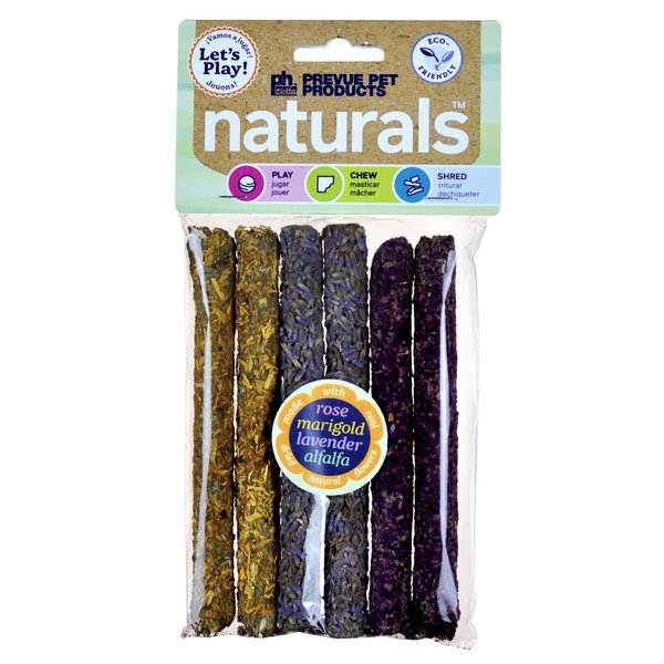 Prevue Pet Products Natural Flower Chew Sticks Small Animal Treats