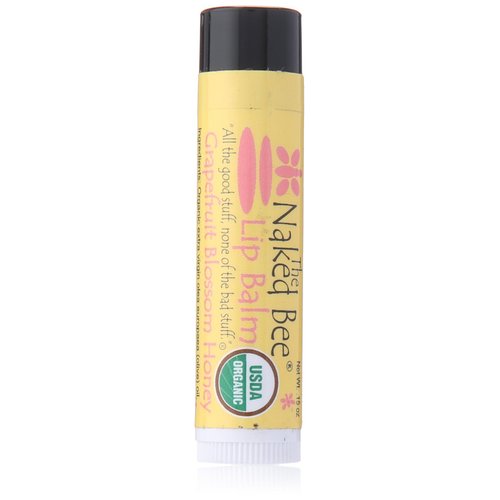 The Naked Bee Grapefruit Blossom Lip Balm (0.15oz) Moisturizing Lip Balm for Hydrated & Soothed Lips - Lip Moisturizer for Soft, Smooth Lips