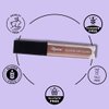 Mynena Nude High Shine Non-Sticky Lip Gloss | Lightweight Hydrating & Moisturizing | Vegan & Cruelty-Free | Luna
