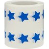 Blue Star Shape Stickers 0.50 Inch 1,000 Adhesive Labels