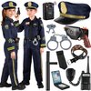 GIFTINBOX Police Costume for Kids, Kids Police Officer Costume for Boys Girls with Accessories, Halloween Costumes for Kids