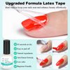 LOUINSTIC Gel Nail Polish Remover - Quick Gel Polish Remover for Nails in 3-5 Minutes, Gel Nail Remover Kit with Nail Cuticle Oil and Latex Tape, Easy Gel Remover removedor de esmalte gel
