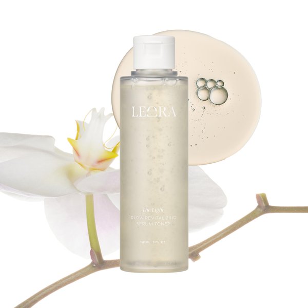 LEORA Glow Revitalizing Serum Essence, 150ml / 5.07 fl.oz I EWG Green Verified I Glass Skin, Even Toning, for Hyperpigmentation I Vitamin C, E, Niacinamide I Cruelty-Free, Vegan