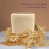 DorNee' Sea Moss Facial Bar, Sensitive Skin, Natural, Made With Wildcrafted Sea Moss, Natural Collagen Producer, Essential Oil Blend (5.5 oz)