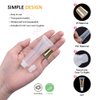 AMORIX 6pcs Empty Lip gloss Tubes Containers 15ml Gold Refillable Empty Squeeze Tubes Clear Cosmetic Containers Soft Tube for Women Girls DIY Lip Gloss Cosmetics