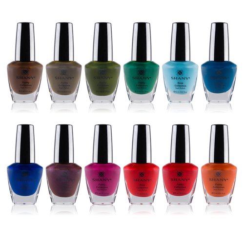 SHANY Nail Polish Set - Nail Lacquer Quick Dry, Full Size, Vibrant, Colorful, Trendy, Semi Glossy...