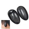 10 Pairs Black Plasstic Hair Dyeing Ear Cover Professional Waterproof Ear Protection Caps Bathing Shower Earmuffs Hairdressing Earflap For Hair Salon Coloring Kit