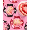 xo, Fetti Feeling Lucky Paper Plates - 24 pcs | Casino Bachelorette Decoration, Vegas Birthday Party Tablescape, Poker Night Bach Decor