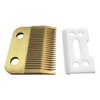 Gold Adjustable Replacement Blades Set #1006-30-15-10 for Wahl Super Taper #8400 Hair Clippers by YTXXDEUS