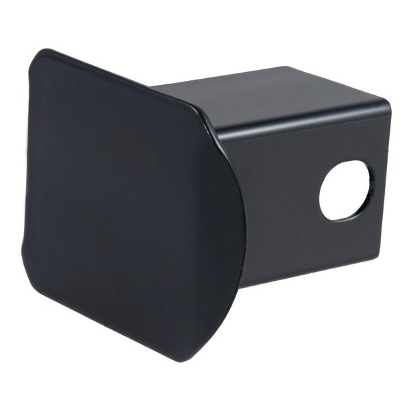 CURT 22750 Black Steel Trailer Hitch Cover, Fits 2-Inch Receiver, Bulk, Black