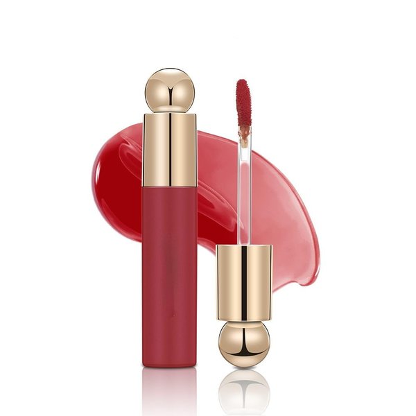 BEAUTY GLAZED 8 Colours Hydrating Plumping Lip Stick Crystal Jelly Moisturizing Lip Tint Stay Base Non-Stick Nourishing Lip Balm Lip Oil Soft and Full Lip Glaze Makeup # 107