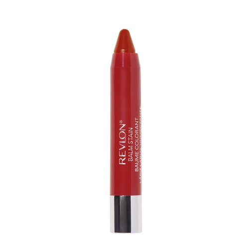 Revlon Lip Balm, Tinted Lip Stain, Face Makeup with Lasting Hydration, Infused with Shea Butter, Mango & Coconut Butter, Shimmer Finish, 045 Romantic, 0.01 Oz