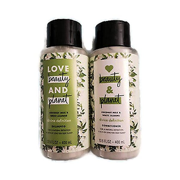 Beauty & Planet Coconut Milk & White Jasmine Shampoo And Conditioner Set