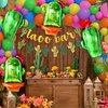 KatchOn, Cactus Balloons for Cactus Party Decorations - Huge 34 Inch, Pack of 4 | Cinco de Mayo Balloons, Fiesta Balloons for Cactus Decorations | Mexican Party Decorations, Taco Tuesday Decorations