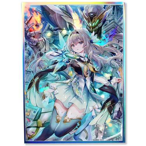 60ct 67x92mm Holographic Standard Size Cards for MTG/TCG/PTCG Art Anime Printing Card Sleeves Protectors (Firefly)
