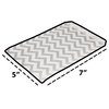 CuteBox Company 5" x 7" Chevron Pattern Flat Paper Gift Bags 100pcs for Retail, Packaging, Party Favors, Merchandise, Crafts, Handmade Goods, Arts and Crafts, Outdoor Events, Holidays, Weddings