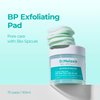 Dr.Melaxin BP Pore Exfoliating Pad for Dead Skin & Blackheads, Minimize Pores, Prevent Breakouts, Improve Skin Texture, Korean Skincare, 165ml, 70pads.